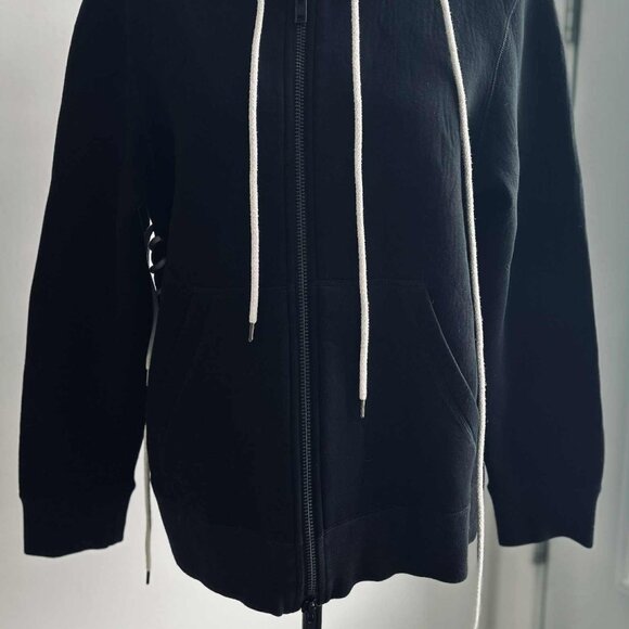 Craig Green Black Bonded Jersey Men's Zip Hoodie w/ Body & Hood Cording – EU M - Picture 7 of 11